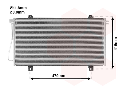 VAN WEZEL Klímahűtő 43005352_VW