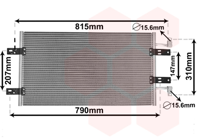 VAN WEZEL Klímahűtő 43005451_VW