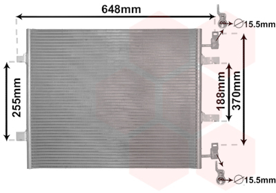 VAN WEZEL Klímahűtő 43005459_VW