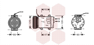 VAN WEZEL Klímakompresszor 4300K067_VW