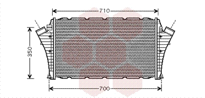 VAN WEZEL Töltőlevegő hűtő 47004066_VW