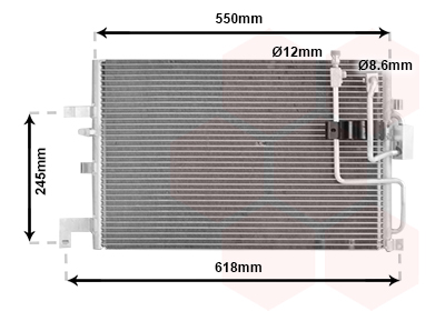 VAN WEZEL Klímahűtő 47005048_VW