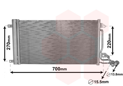 VAN WEZEL Klímahűtő 49005038_VW