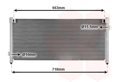 VAN WEZEL Klímahűtő 51005044_VW