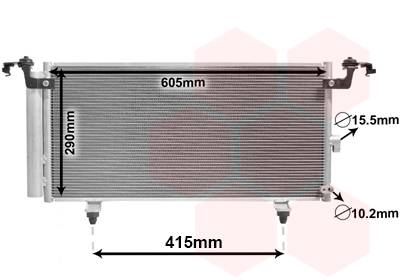 VAN WEZEL Klímahűtő 51005084_VW