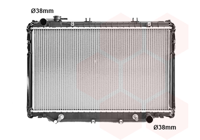 VAN WEZEL Vízhűtő 53002222_VW