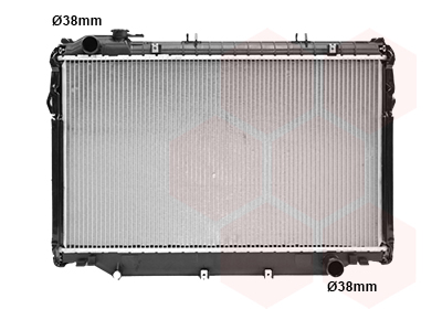 VAN WEZEL Vízhűtő 53002223_VW