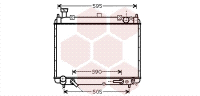 VAN WEZEL Vízhűtő 53002340_VW