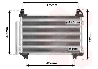 VAN WEZEL Klímahűtő 53005413_VW