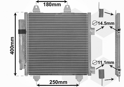 VAN WEZEL Klímahűtő 53005414_VW