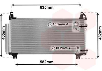 VAN WEZEL Klímahűtő 53005680_VW