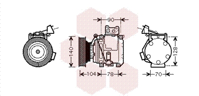 VAN WEZEL Klímakompresszor 5300K438_VW