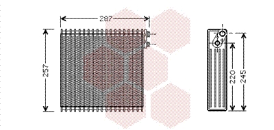 VAN WEZEL Klímaszárító patron 5300V294_VW