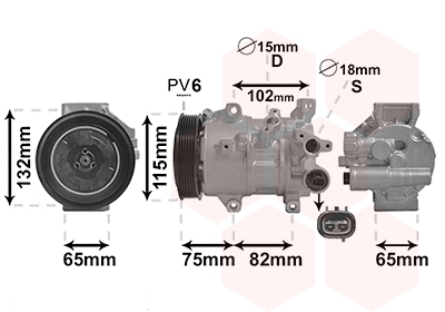 VAN WEZEL Klímakompresszor 5301K701_VW