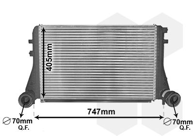 VAN WEZEL Töltőlevegő hűtő 58004227_VW