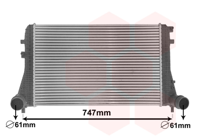 VAN WEZEL Töltőlevegő hűtő 58004306_VW