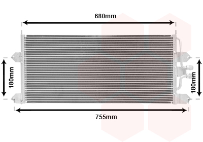 VAN WEZEL Klímahűtő 58005145_VW