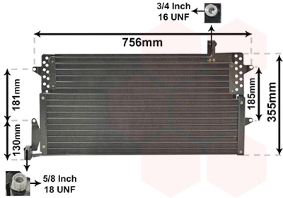 VAN WEZEL Klímahűtő 58005161_VW