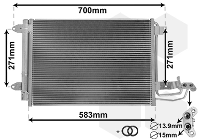 VAN WEZEL Klímahűtő 58005209_VW