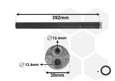 VAN WEZEL Klímaszárító patron 5800D212_VW