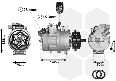 VAN WEZEL Klímakompresszor 5800K087_VW