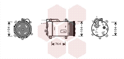 VAN WEZEL Klímakompresszor 5800K170_VW