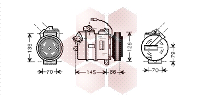 VAN WEZEL Klímakompresszor 5800K261_VW