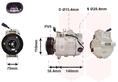 VAN WEZEL Klímakompresszor 5800K265_VW