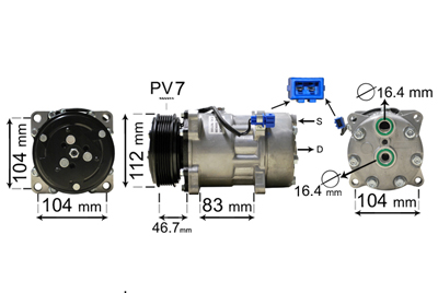 VAN WEZEL Klímakompresszor 5800K288_VW