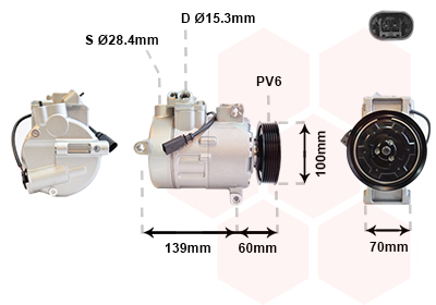 VAN WEZEL Klímakompresszor 5800K356_VW