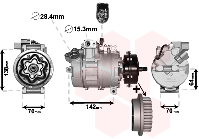 VAN WEZEL Klímakompresszor 5800K987_VW