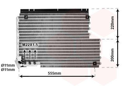 VAN WEZEL Klímahűtő 59005078_VW