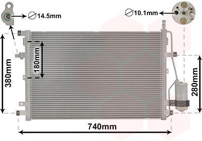 VAN WEZEL Klímahűtő 59005158_VW