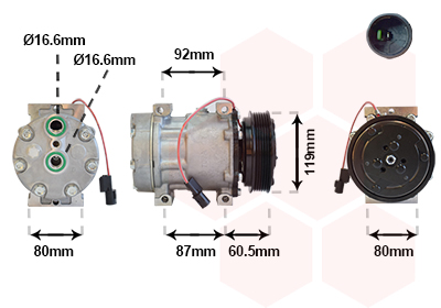 VAN WEZEL Klímakompresszor 5900K101_VW