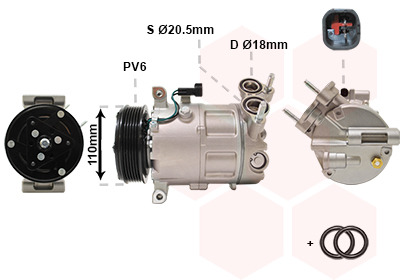 VAN WEZEL Klímakompresszor 5900K192_VW