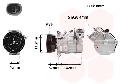 VAN WEZEL Klímakompresszor 5901K002_VW