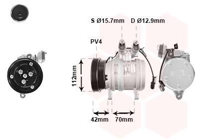 VAN WEZEL Klímakompresszor 8200K201_VW