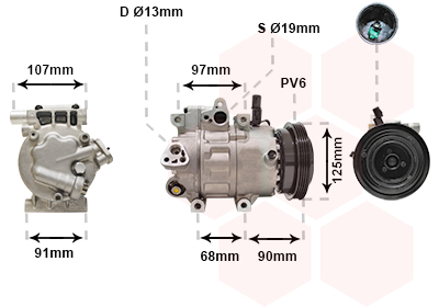 VAN WEZEL Klímakompresszor 8200K215_VW