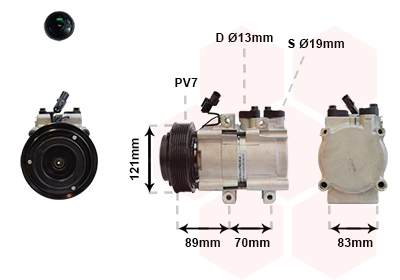 VAN WEZEL Klímakompresszor 8200K257_VW