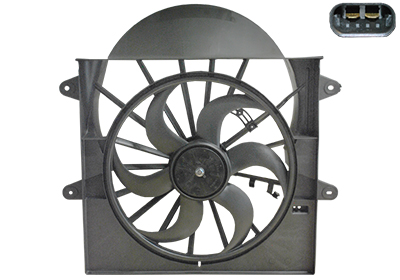 VAN WEZEL Ventilátor, vízhűtő 0515746_VW