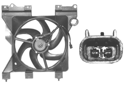 VAN WEZEL Ventilátor, vízhűtő 0956746_VW