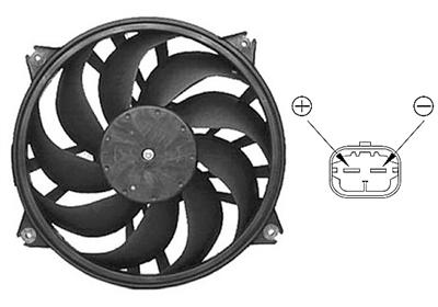 VAN WEZEL Ventilátor, vízhűtő 0961745_VW