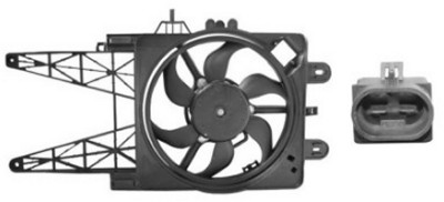 VAN WEZEL Ventilátor, vízhűtő 1620745_VW