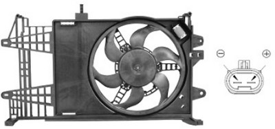 VAN WEZEL Ventilátor, vízhűtő 1620751_VW