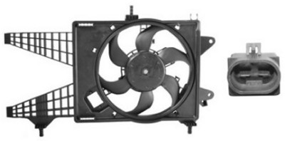 VAN WEZEL Ventilátor, vízhűtő 1622746_VW