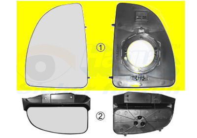 VAN WEZEL Tükörlap 1747831_VW