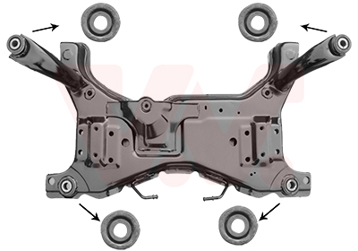 VAN WEZEL Motortartó bölcső 1863690_VW