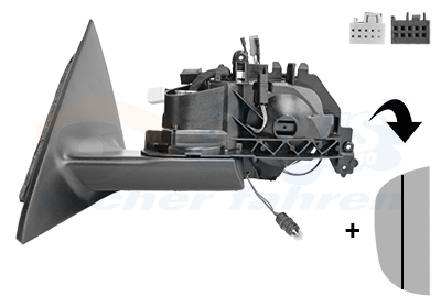 VAN WEZEL Visszapillantó tükör, külső 2927853_VW