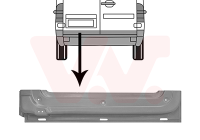 VAN WEZEL Küszöb javító elem 3075249_VW