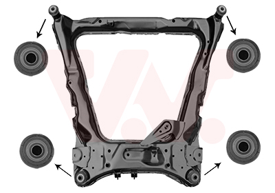 VAN WEZEL Motortartó bölcső 3389690_VW